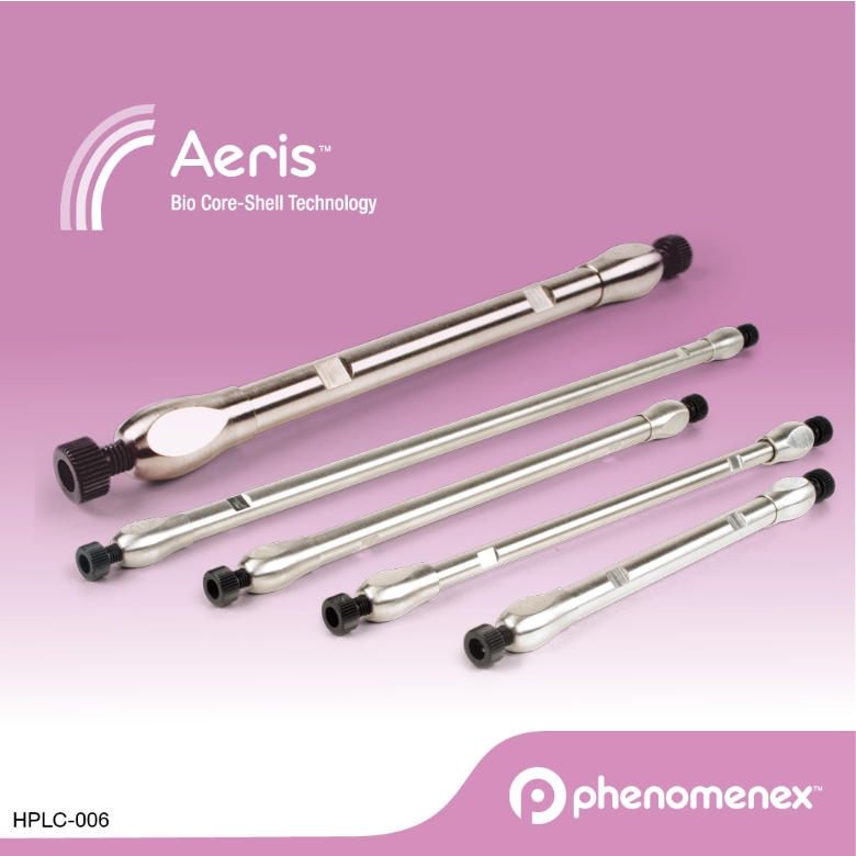 飛諾美 Phenomenex 00D-4506-AN Aeris? 1.7 μm PEPTIDE XB-C18 100 ?  LC Column 100 x 2.1 mm