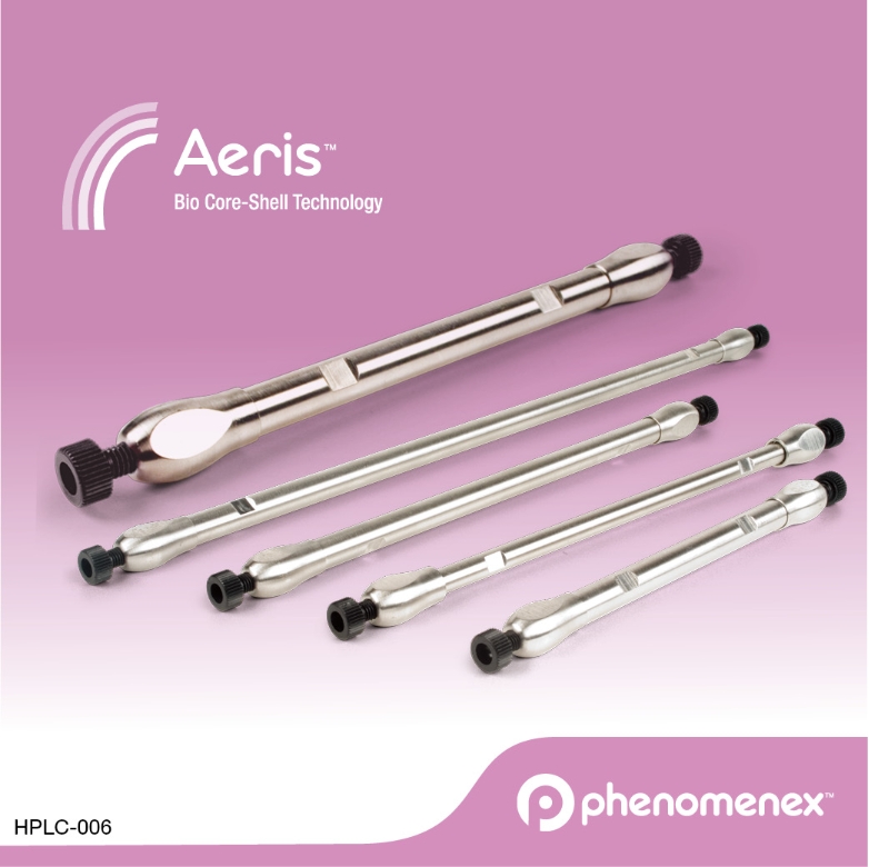 飛諾美 Phenomenex,Aeris? 蛋白質(zhì)和多肽分析核-殼液相色譜柱